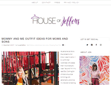 Tablet Screenshot of houseofjeffers.com